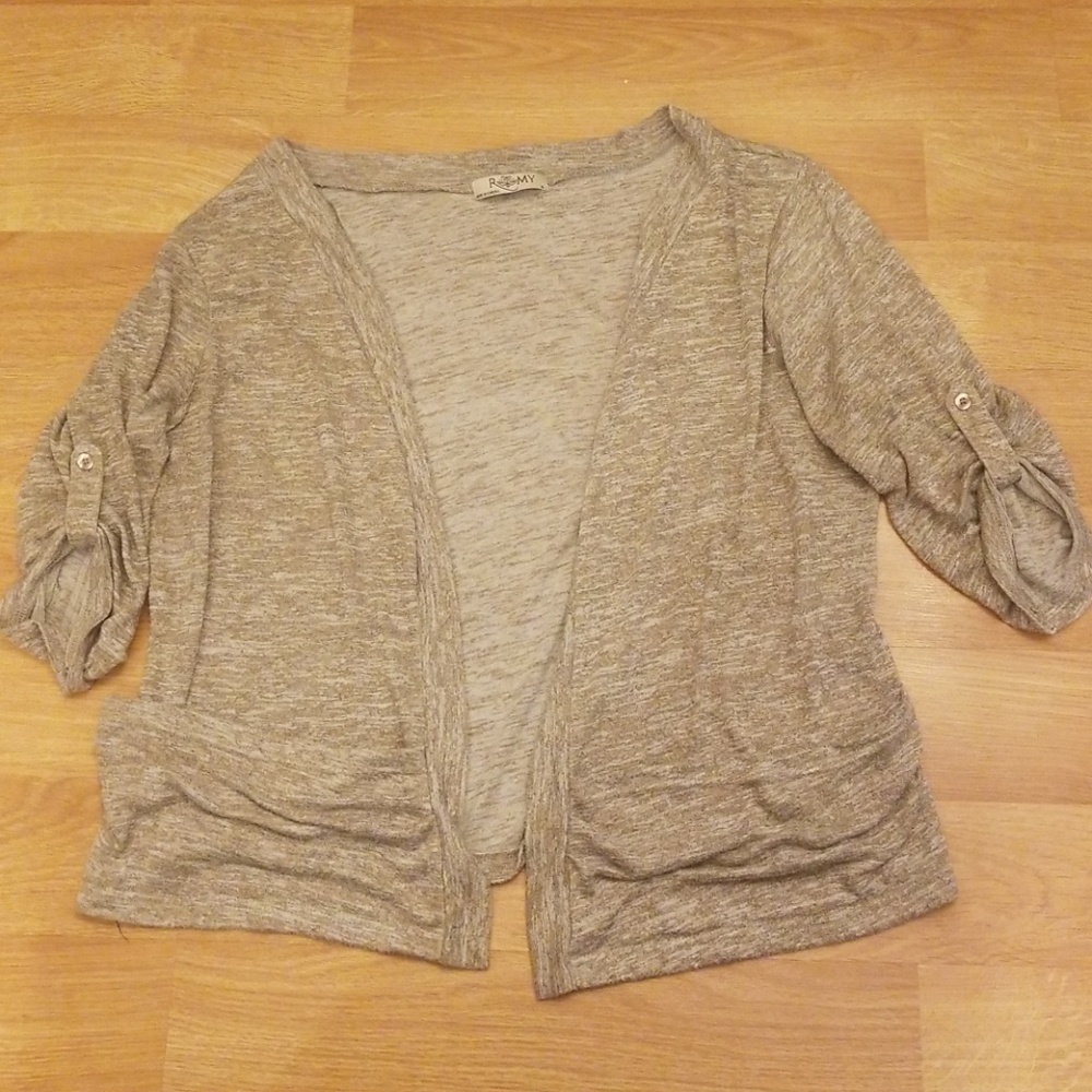 Romy open sweater
